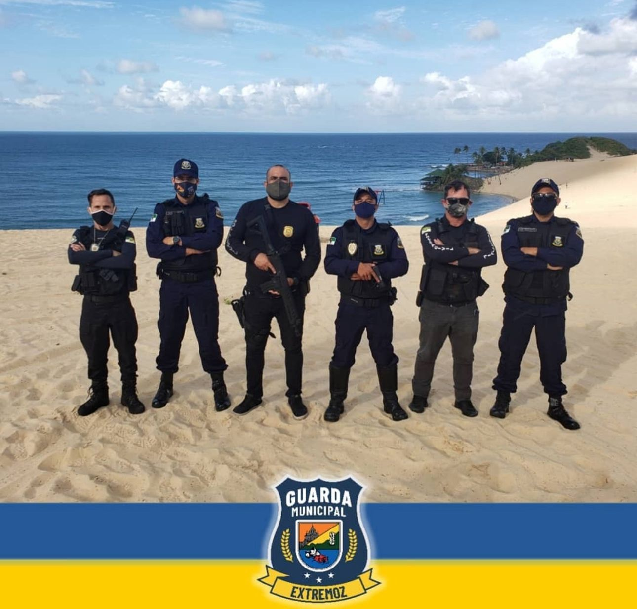 Treinamento em terreno de dunas